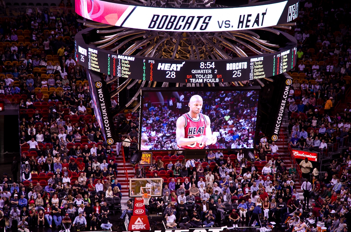 Miami Heat, Charlotte Bobcats, American Airlines Arena
